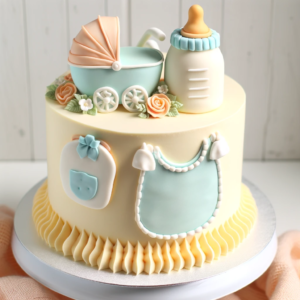 Baby shower cake