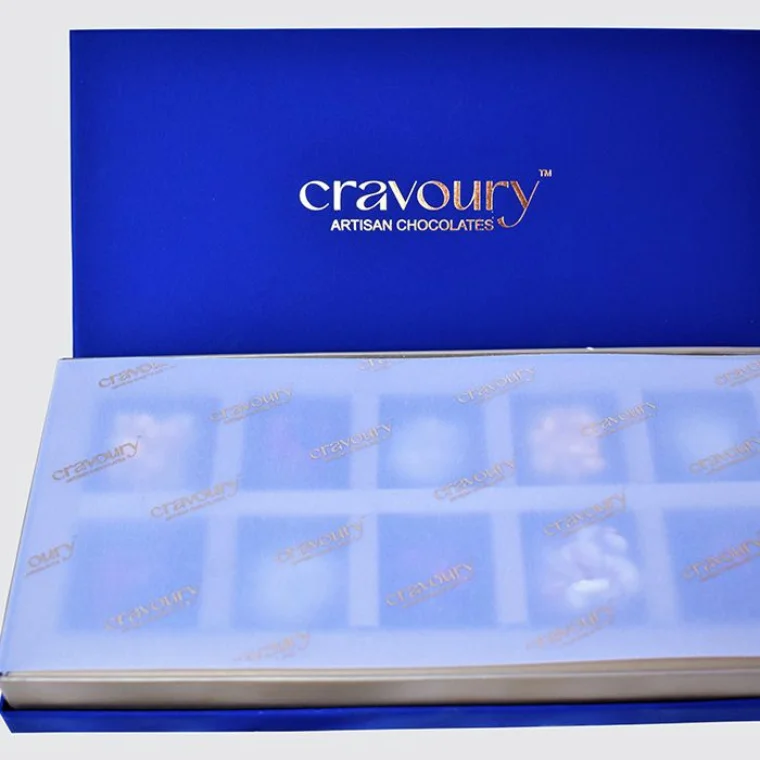 10 cavity nutty chocolate box