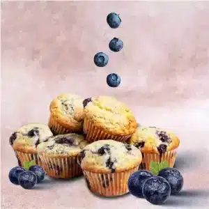 Blueberry Muffins Whole Wheat Eggless-312G Box