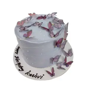 Butterfly theme cake