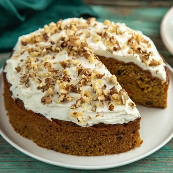 Carrot Walnut Butter Cream Cake