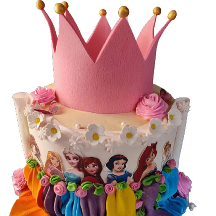 Frozen crown cake