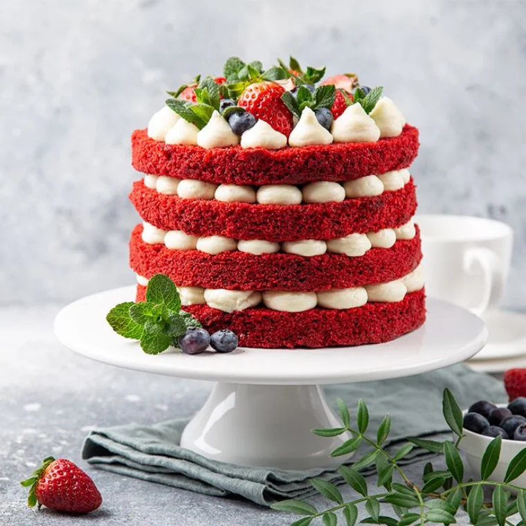 Red velvet designer cake