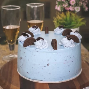 Blueberry Oreo Cake