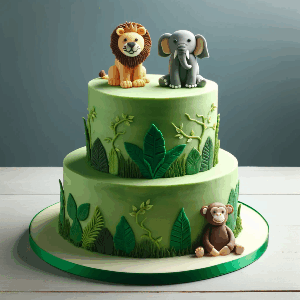 Jungle Theme Cake