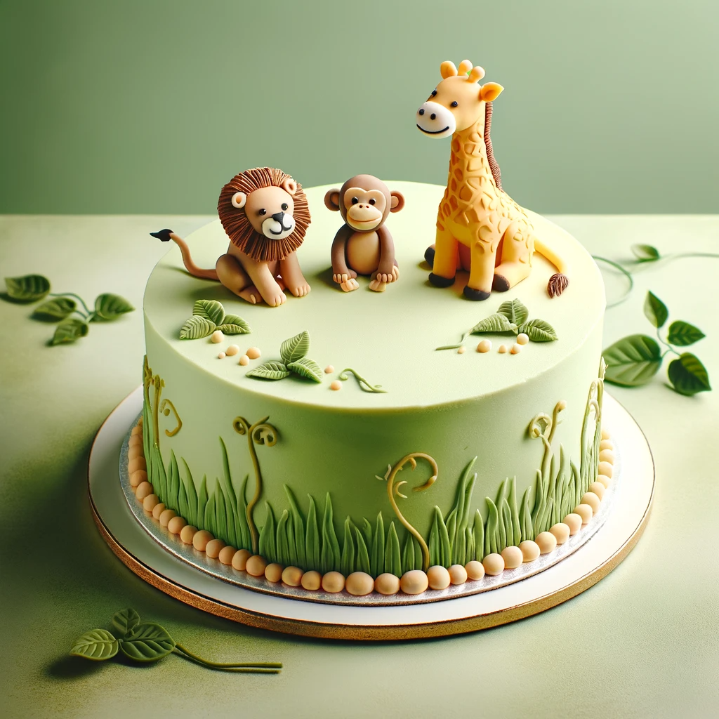 Animal Theme Cake By Cravoury