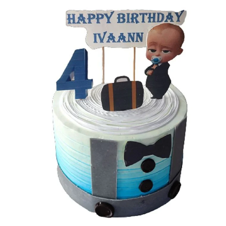 boss baby theme cake