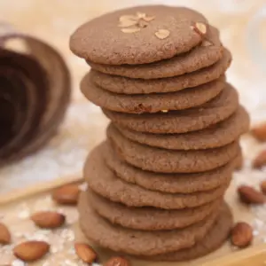 Gluten Free Ragi Almond Cookies