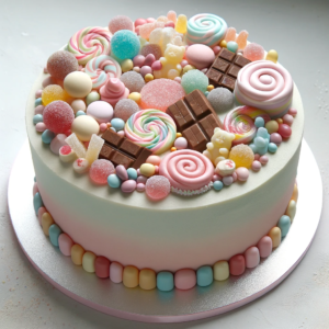 2 Tier Candy Land Cake