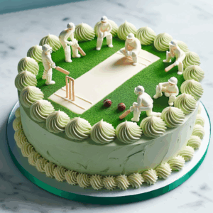 Cricket Team Cake