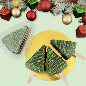 Brownie Christmas Tree Pops