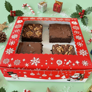 Santa Brownie Box
