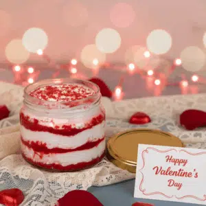 Red Velvet Cake Jar
